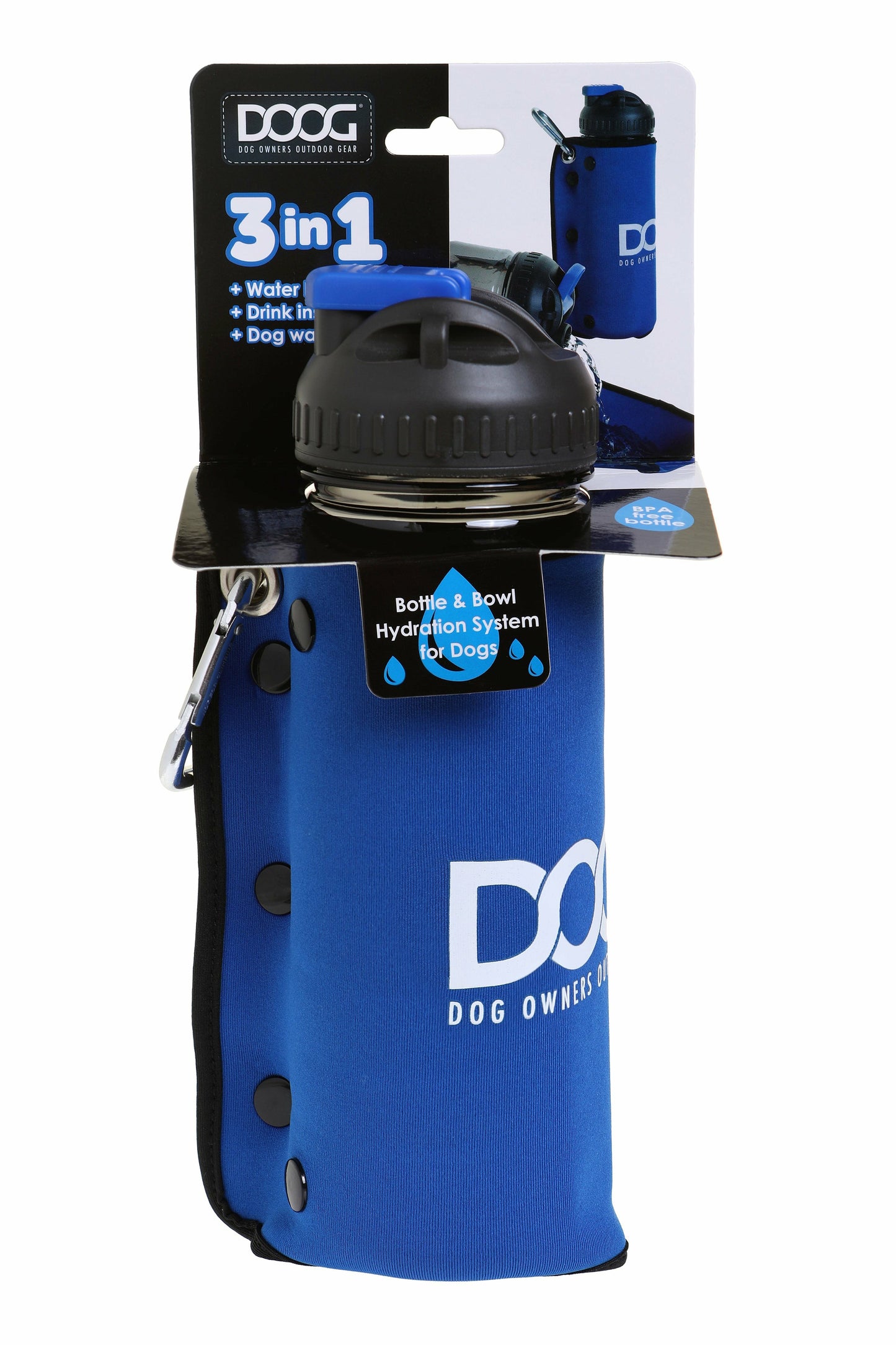 DOOG 3 in 1 Water Bottle/Bowl