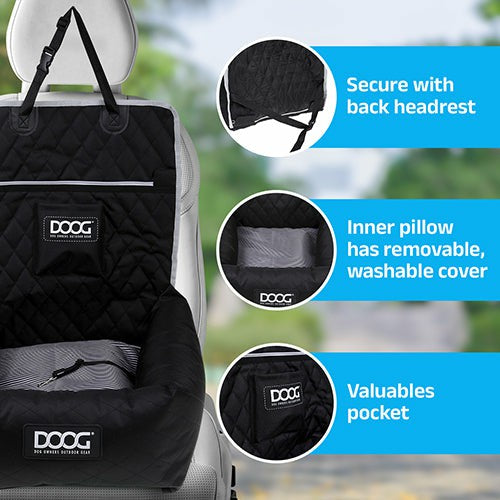 DOOG Dog Car Seat - Small to Medium